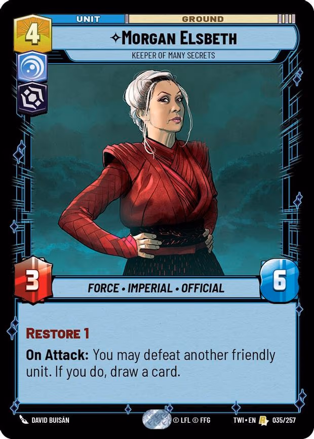 Morgan Elsbeth - Keeper of Many Secrets - Rare (035/257)