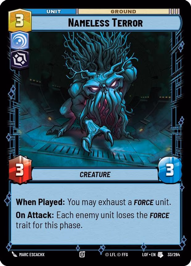 Nameless Terror - Uncommon (033/264)