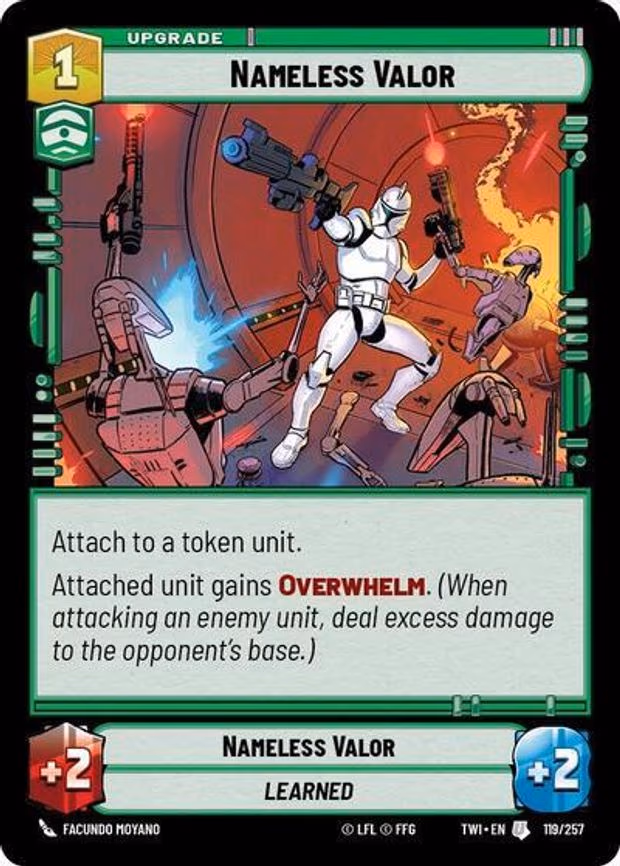 Nameless Valor - Uncommon (119/257)