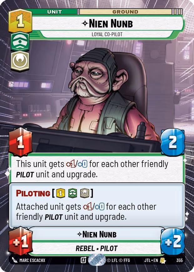 Nien Nunb - Loyal Co-Pilot - Rare (355)