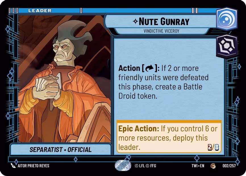 Nute Gunray - Vindictive Viceroy - Common (002/257)