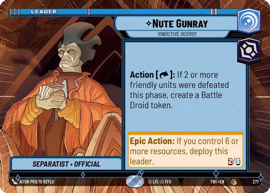 Nute Gunray - Vindictive Viceroy - Common (277)
