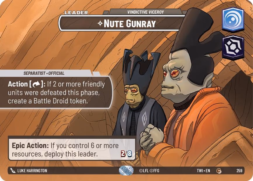 Nute Gunray - Vindictive Viceroy - Common (259)