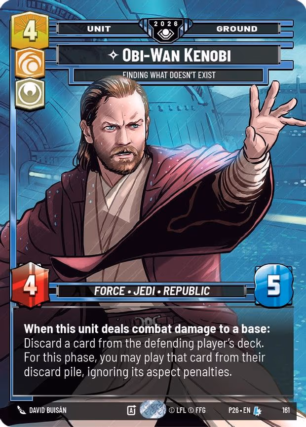 Obi-Wan Kenobi - Finding What Doesn't Exist (Prize Wall) (Foil)xist - Legendary (161)