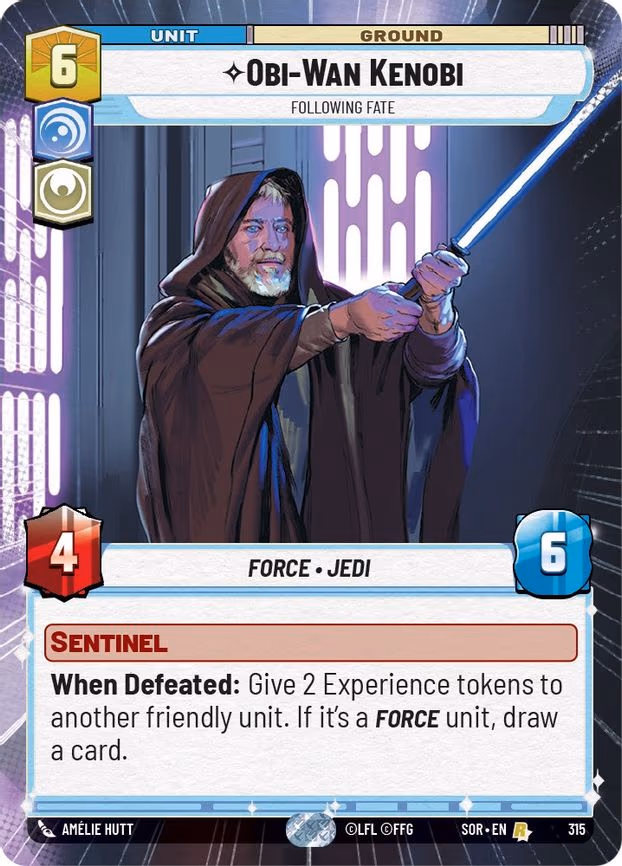 Obi-Wan Kenobi - Following Fate - Rare (315)