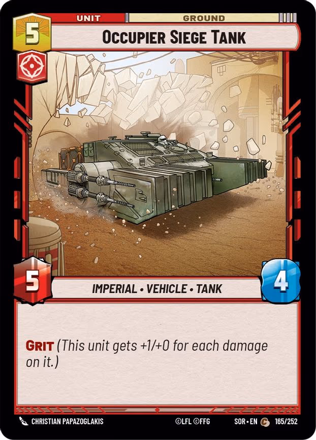 Occupier Siege Tank - Common (165/252)