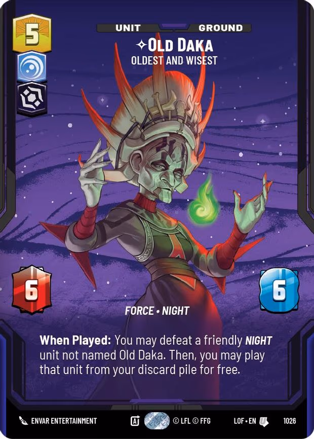 Old Daka - Oldest and Wisest (Prestige) - Uncommon (1026)