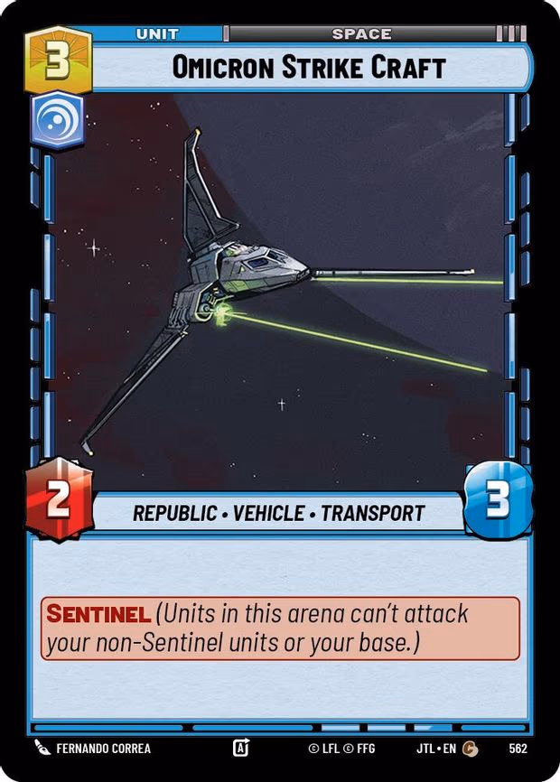 Omicron Strike Craft - Common (562)