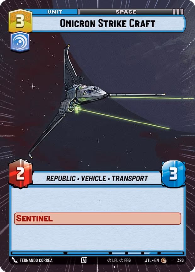 Omicron Strike Craft - Common (326)