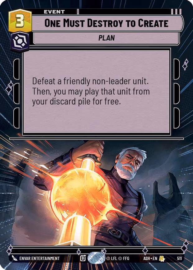 One Must Destroy to Create - Rare (511)