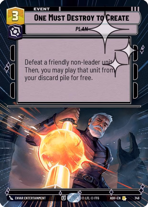 One Must Destroy to Create - Rare (749)