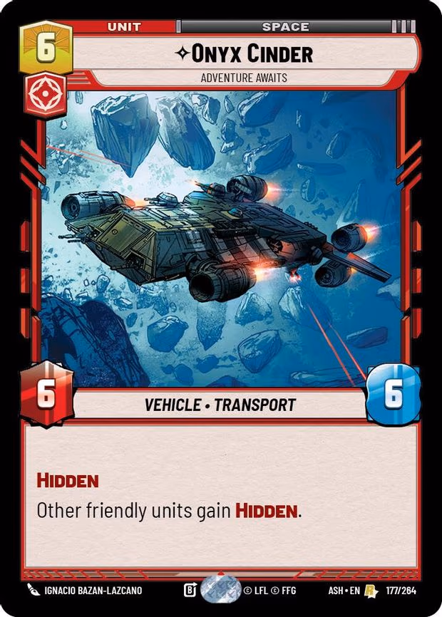 Onyx Cinder - Adventure Awaits - Rare (177/264)