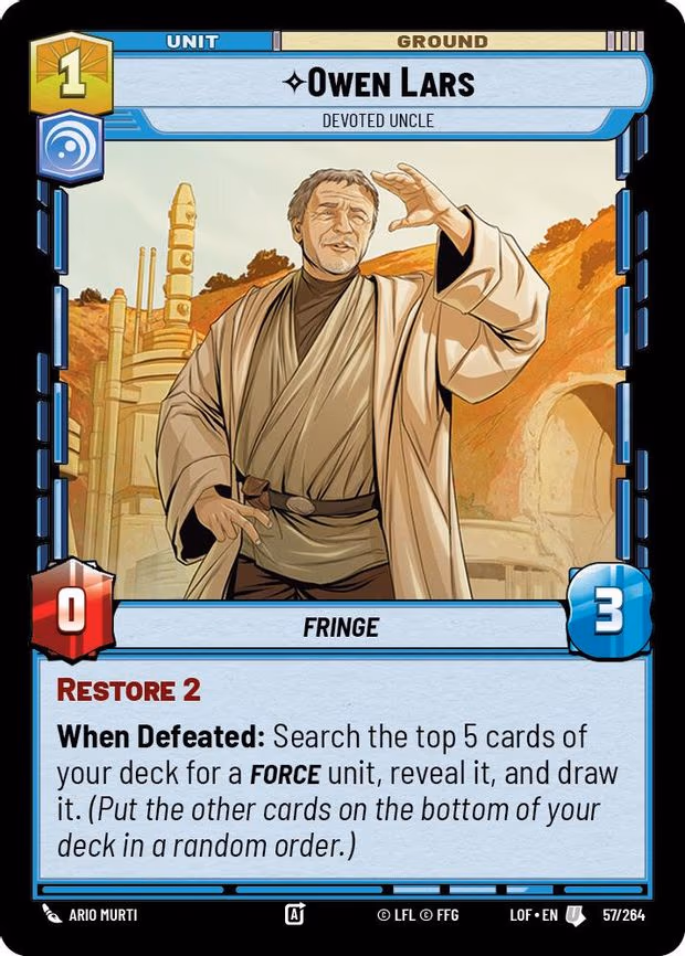 Owen Lars - Devoted Uncle - Uncommon (057/264)