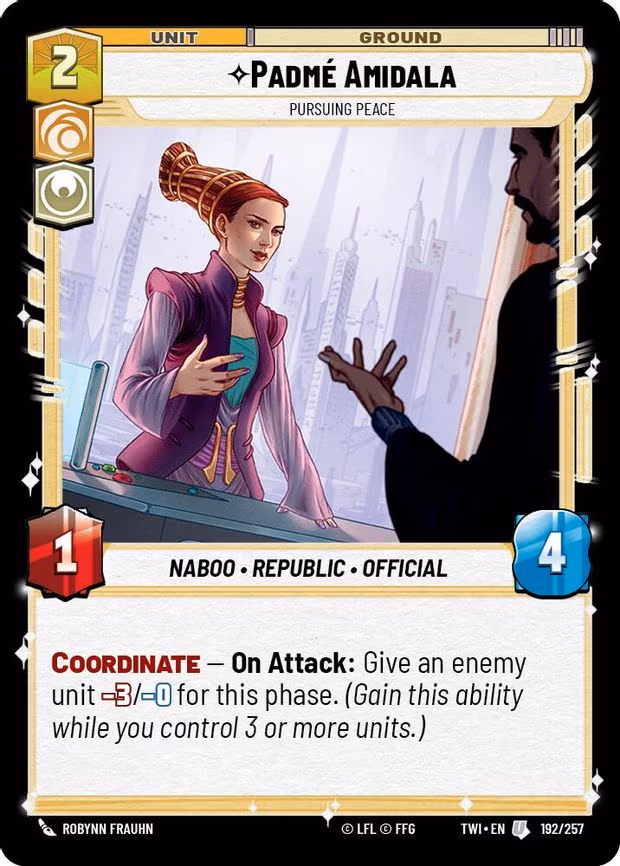Padmé Amidala - Pursuing Peace - Uncommon (192/257)