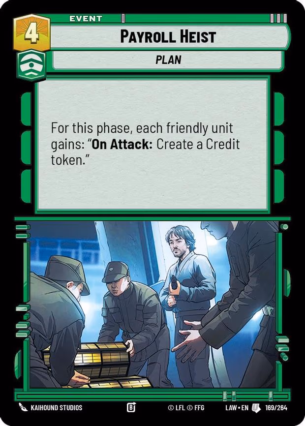 Payroll Heist - Uncommon (169/264)