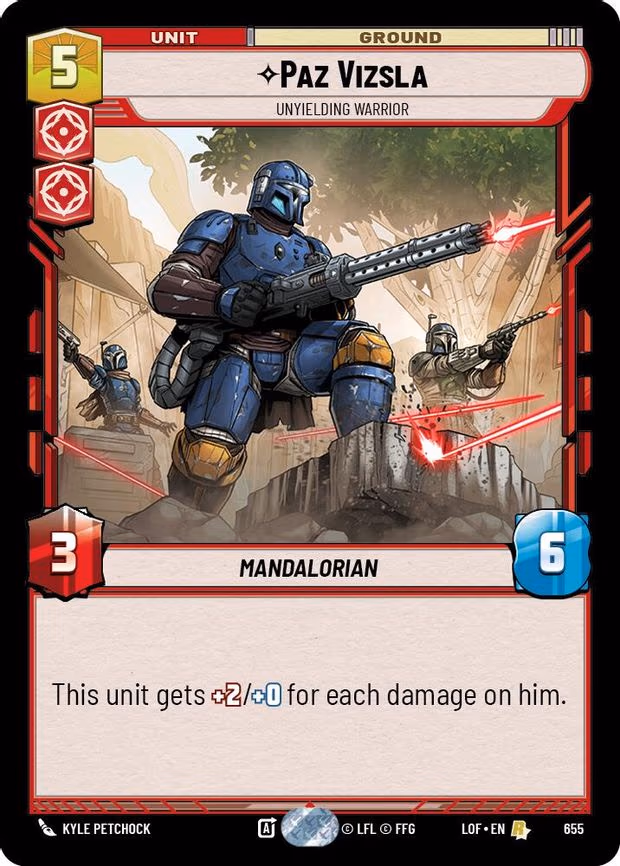 Paz Vizsla - Unyielding Warrior - Rare (655)
