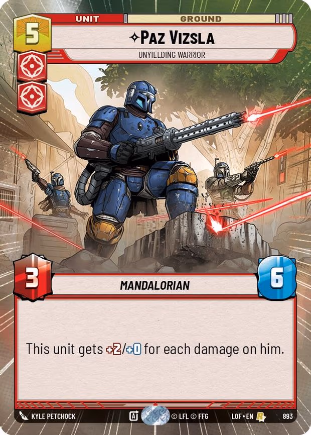 Paz Vizsla - Unyielding Warrior - Rare (893)