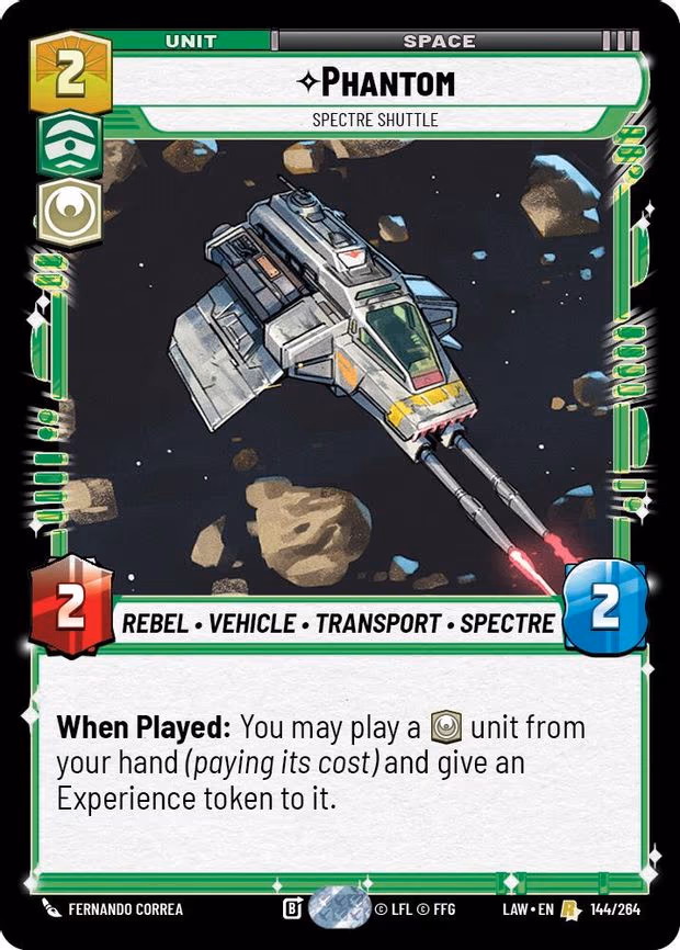 Phantom - Spectre Shuttle - Rare (144/264)