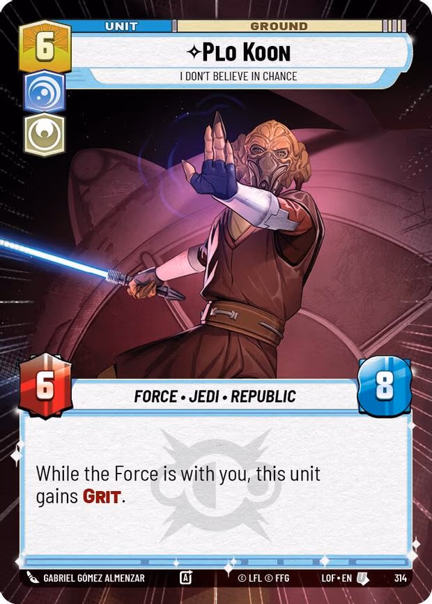 Plo Koon - I Don't Believe in Chance - Uncommon (314)
