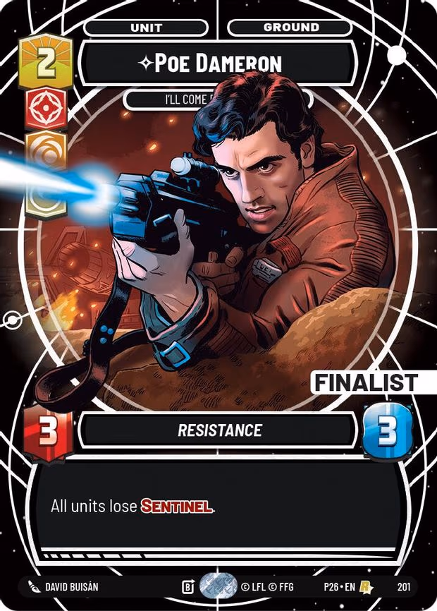Poe Dameron - I'll Come Back For You - Rare (201)