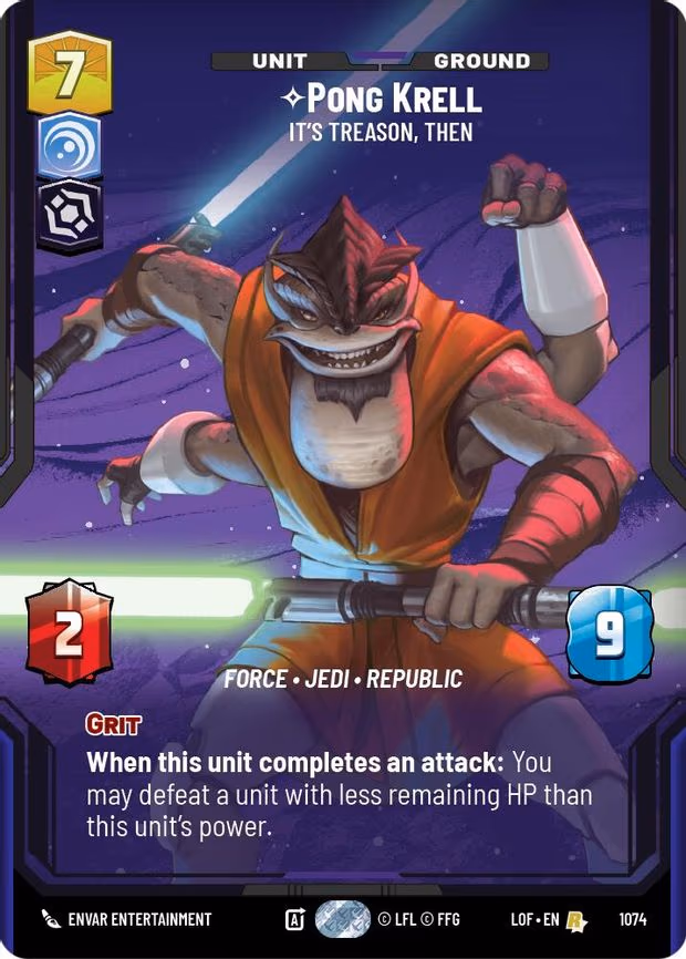 Pong Krell - It's Treason, Then - Rare (1074)