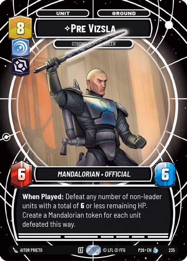 Pre Vizsla - Strong-Willed Ruler - Legendary (235)
