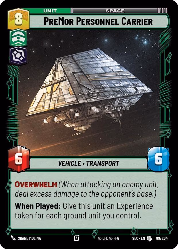 PreMor Personnel Carrier - Uncommon (89/264)