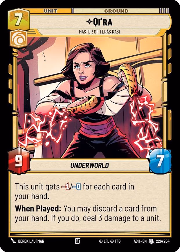 Qi'ra - Master of Teras Kasi - Uncommon (226/264)