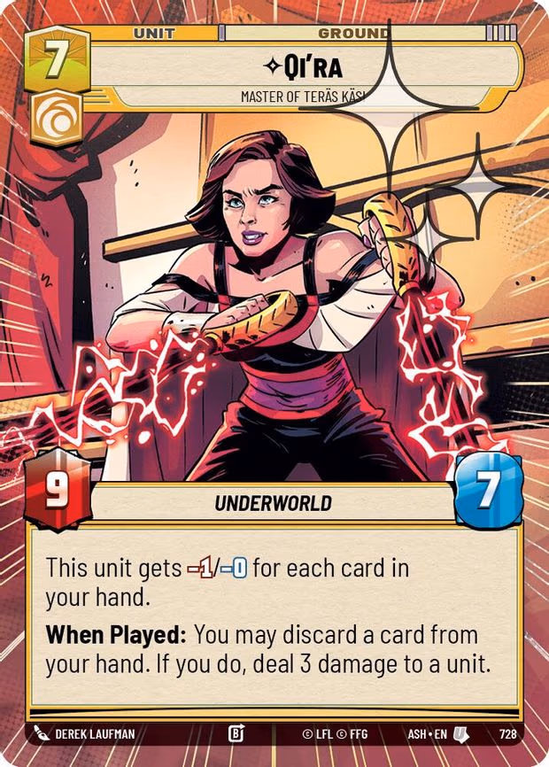Qi'ra - Master of Teras Kasi - Uncommon (728)