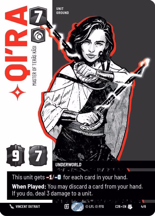 Qi'ra - Master of Teras Kasi - Uncommon (4/6)