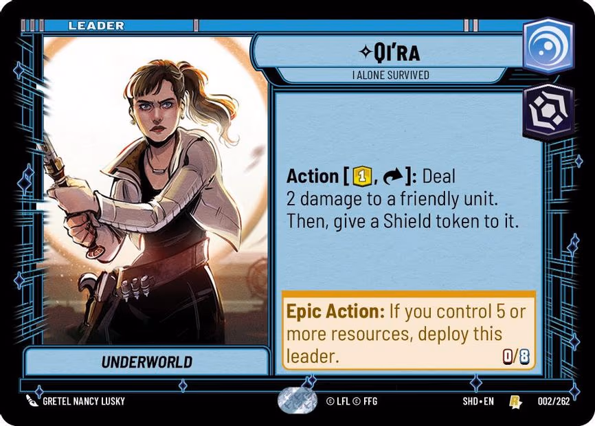 Qi'ra - I Alone Survived - Rare (002/262)