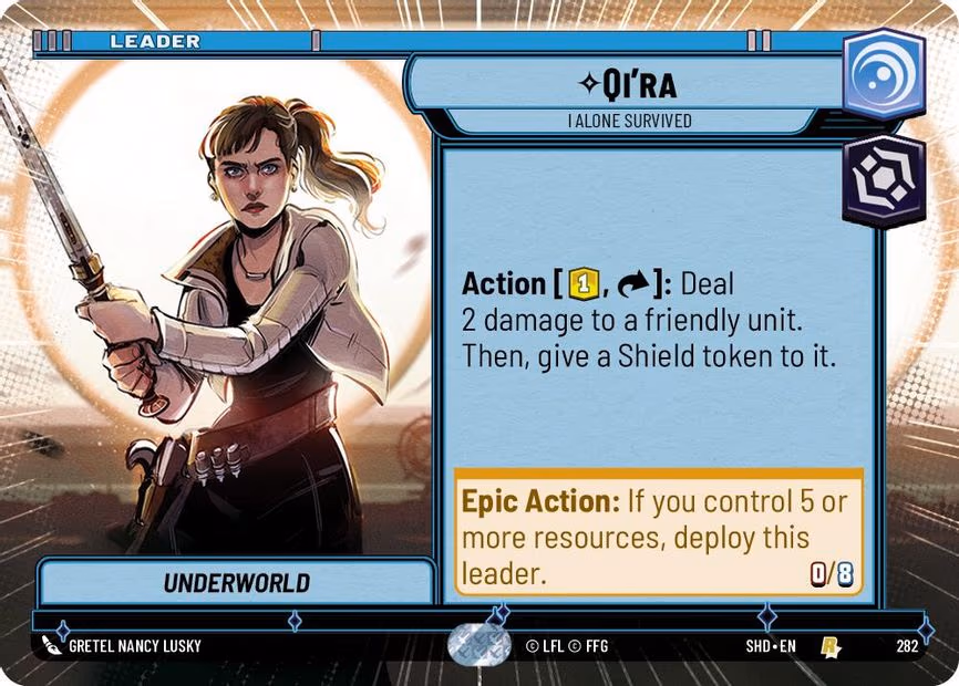 Qi'ra - I Alone Survived - Rare (282)