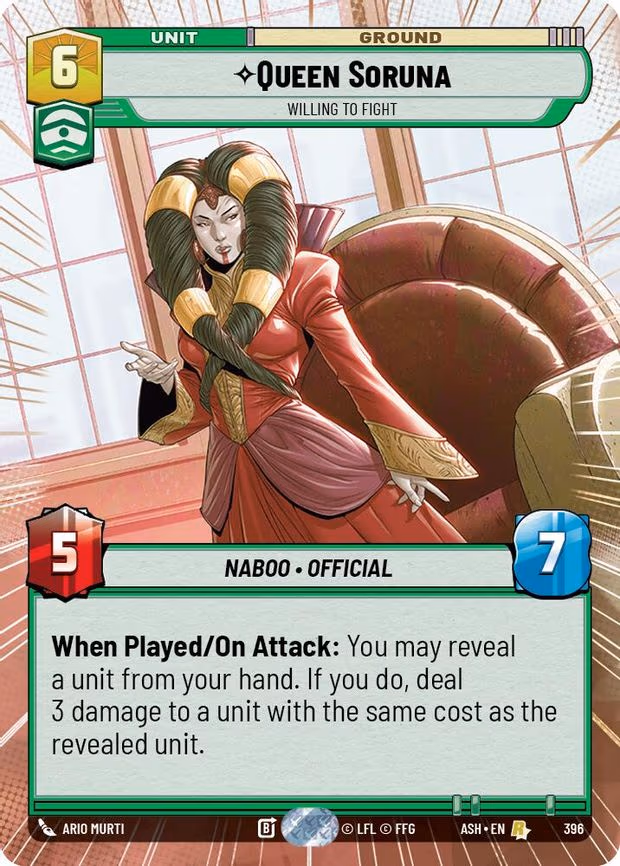 Queen Soruna - Willing to Fight - Rare (396)