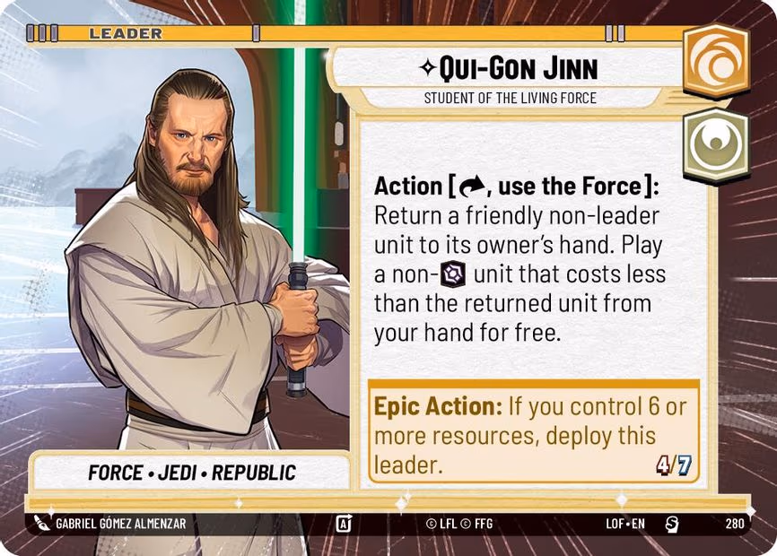 Qui-Gon Jinn - Student of the Living Force - Special (280)