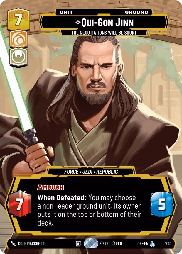 Qui-Gon Jinn - The Negotiations Will Be Short (Prestige) - Legendary (1051)