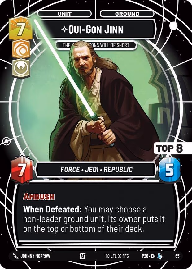 Qui-Gon Jinn - The Negotiations Will Be Short