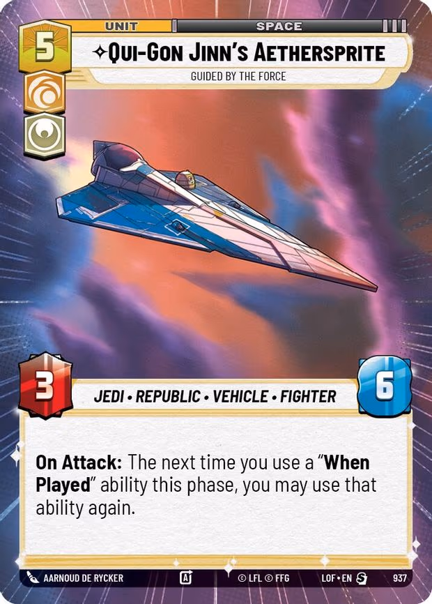 Qui-Gon Jinn's Aethersprite - Guided by the Force - Special (937)