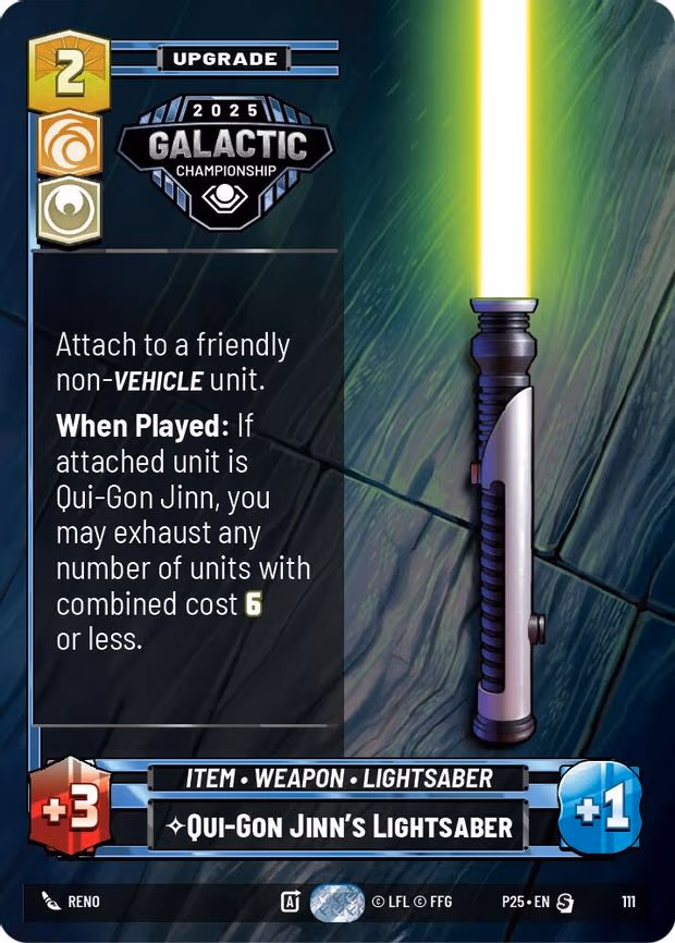 Qui-Gon Jinn's Lightsaber - Special (111)