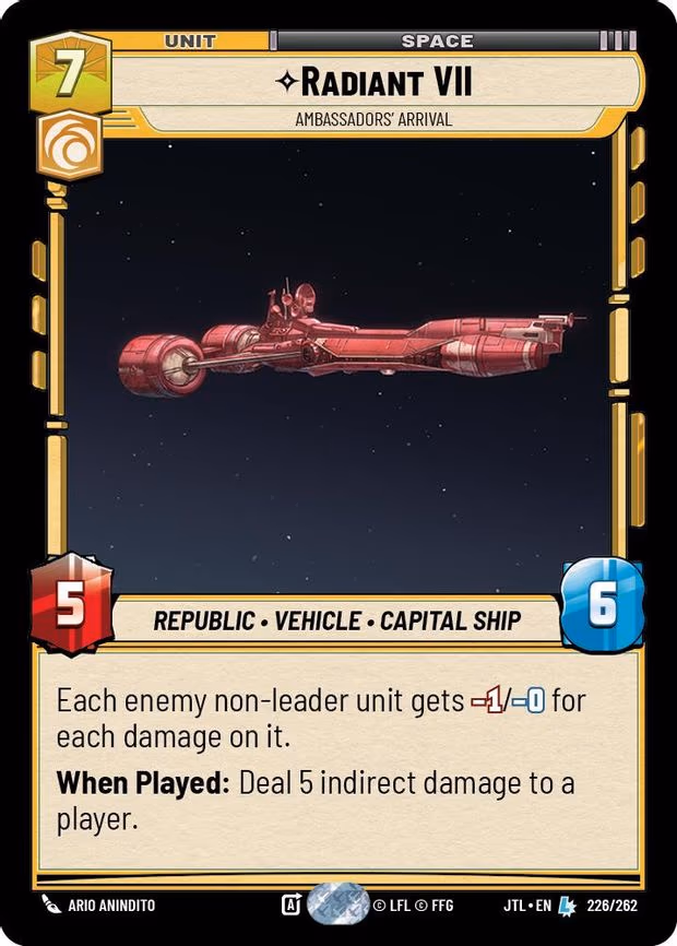 Radiant VII - Ambassadors' Arrival - Legendary (226/262)