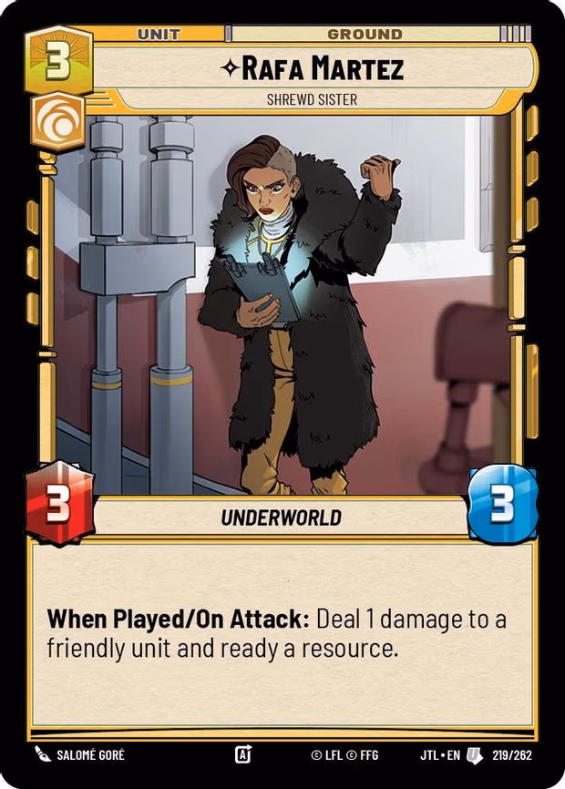 Rafa Martez - Shrewd Sister - Uncommon (219/262)
