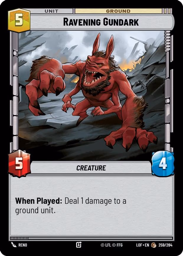 Ravening Gundark - Common (259/264)