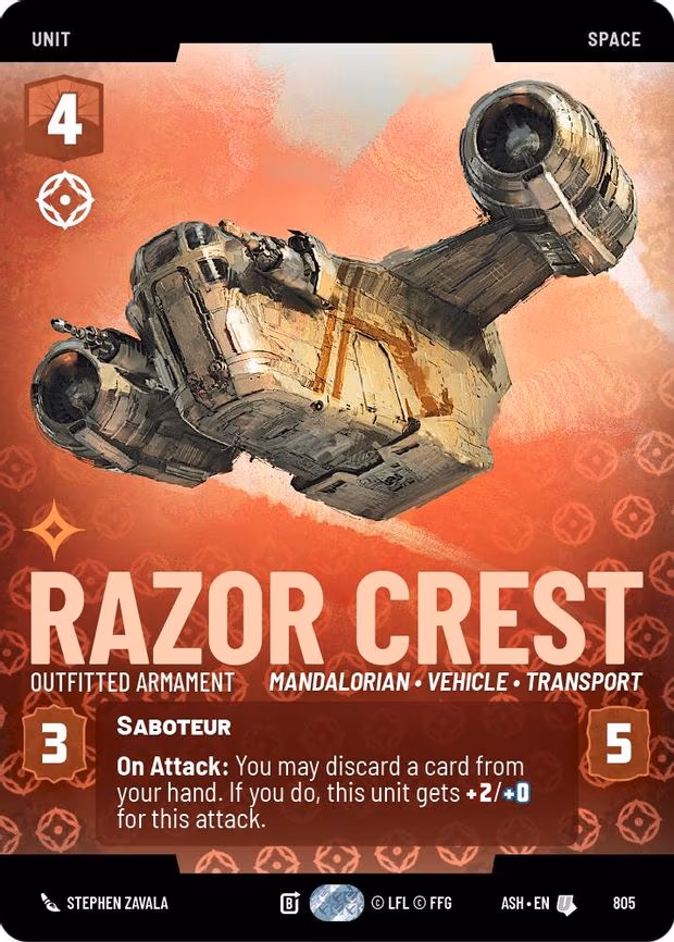 Razor Crest - Outfitted Armament (Prestige) - Uncommon (805)
