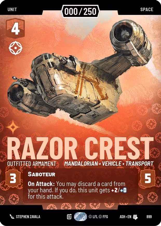 Razor Crest - Outfitted Armament (Serialized) - Uncommon (899)