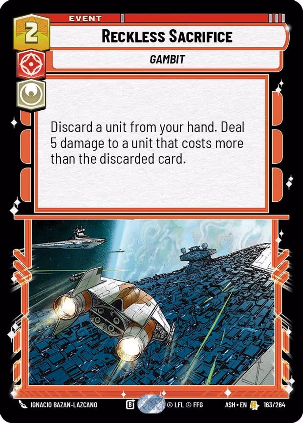 Reckless Sacrifice - Rare (163/264)