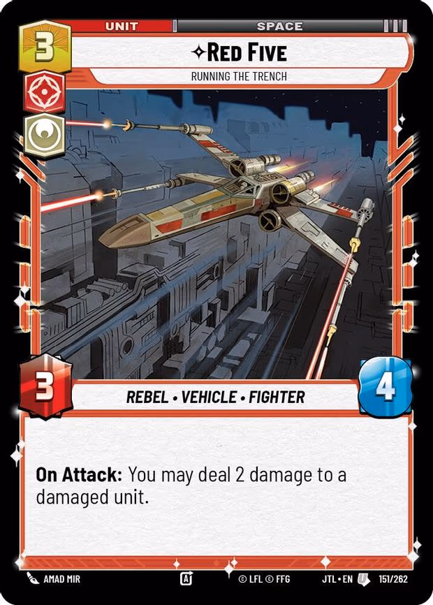 Red Five - Running the Trench - Uncommon (151/262)