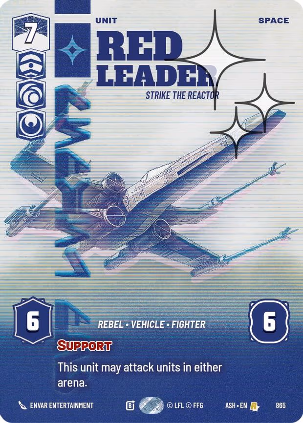 Red Leader - Strike the Reactor - Rare (865)