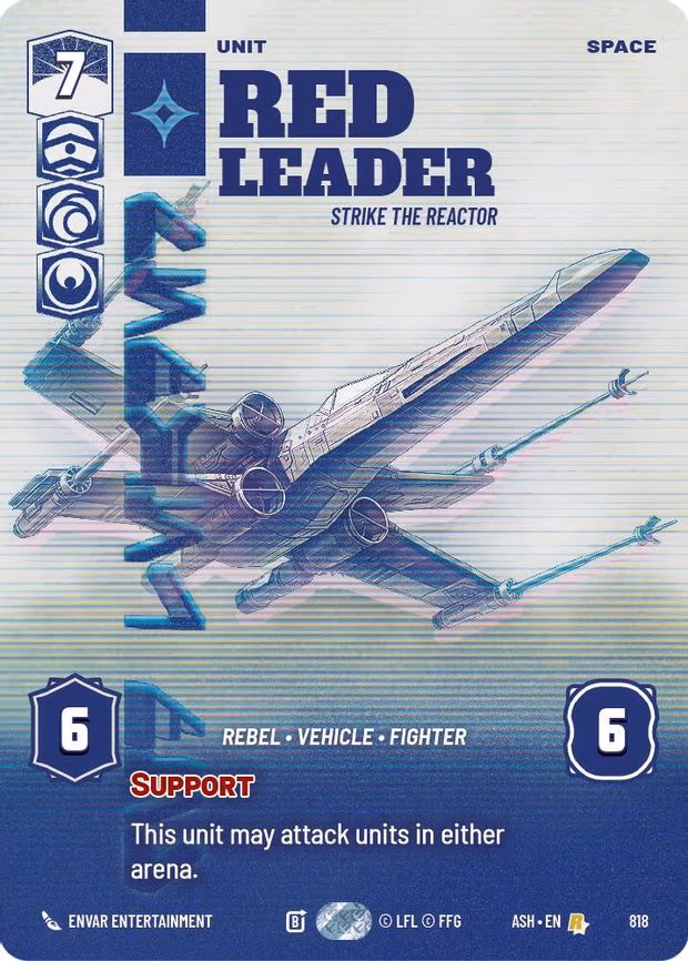 Red Leader - Strike the Reactor (Prestige) - Rare (818)