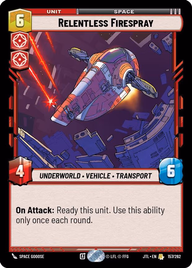Relentless Firespray - Rare (157/262)