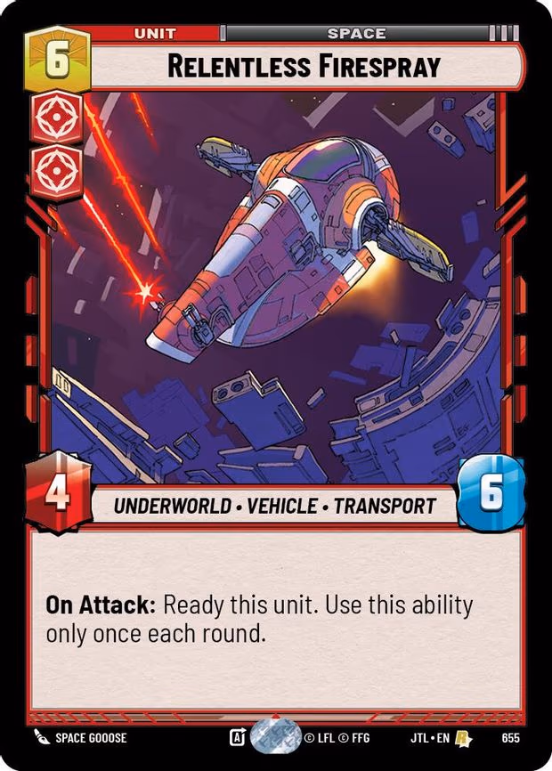 Relentless Firespray - Rare (655)