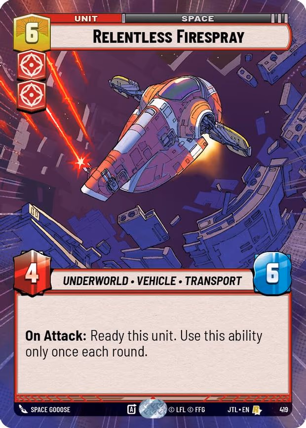 Relentless Firespray - Rare (419)